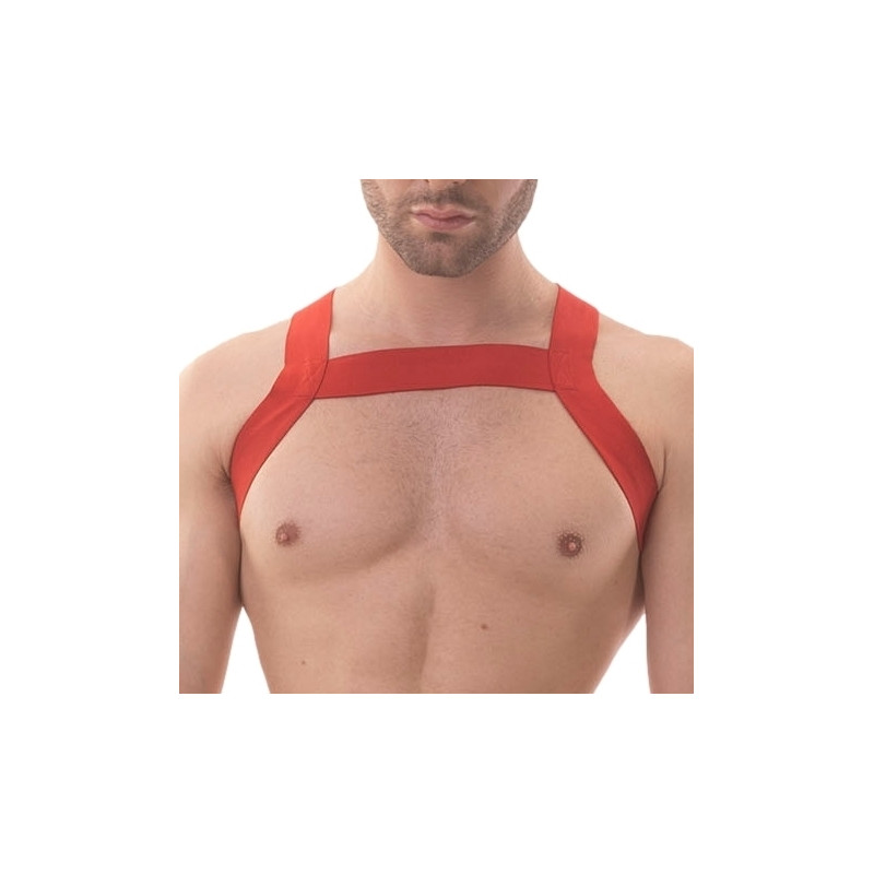 Barcode Berlin Harnais élastique Matt Pop Rouge